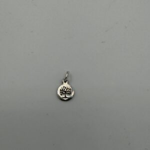 Ağaç Desenli Gümüş Kolye