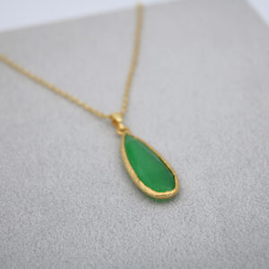 Yeşil Kaplama Hastaş Kolye