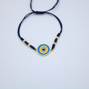 Yuvarlak Türkuaz Göz Bileklik Lacivert