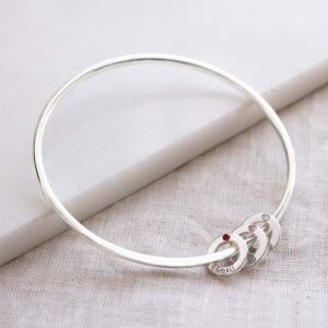 Aile İsimleri Doğum Taşı Bilezik