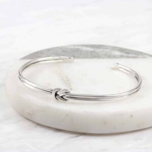 Aşk Düğüm Bileziği Gümüş