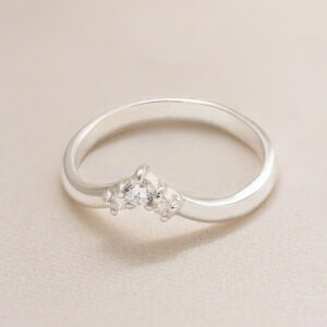 Doğum Taşı Gümüş Yüzük