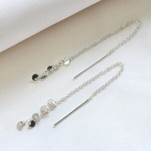 Zarif Madeni Para Geçirme Küpeleri